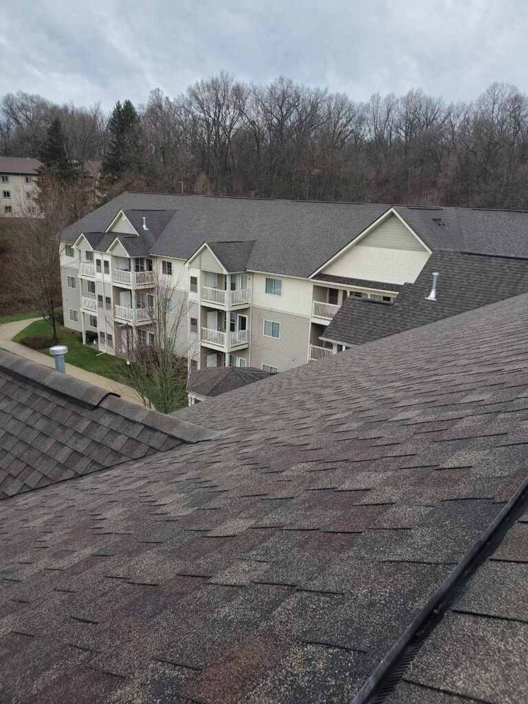 Midwest Commercial Gutter Cleaning is the best and only commercial gutter cleaning company in the country. We are the top and only commercial gutter cleaning company in Illinois, Indiana, and Wisconsin. These pictures show that we have experience with every type of building, roof, and job. If it's got gutters, we can clean it. 